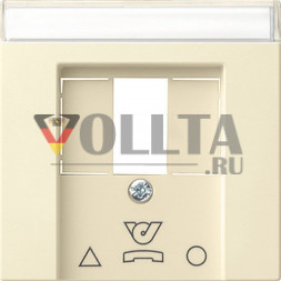 Gira 086001 System55 TDO-Компьютерная розетка, крышка, с маркировкой цвет: кремово-белый, тон:глянец