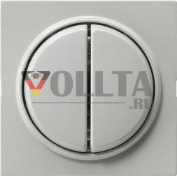 Gira 012842 S-Color Клавишный переключатель 10А, переключатель/выключатель цвет:серый, тон:глянец